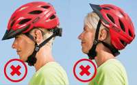 Jak nosit správně přilbu na kolo?